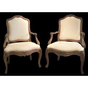 Pair Of  Italian Chairs To Chassis