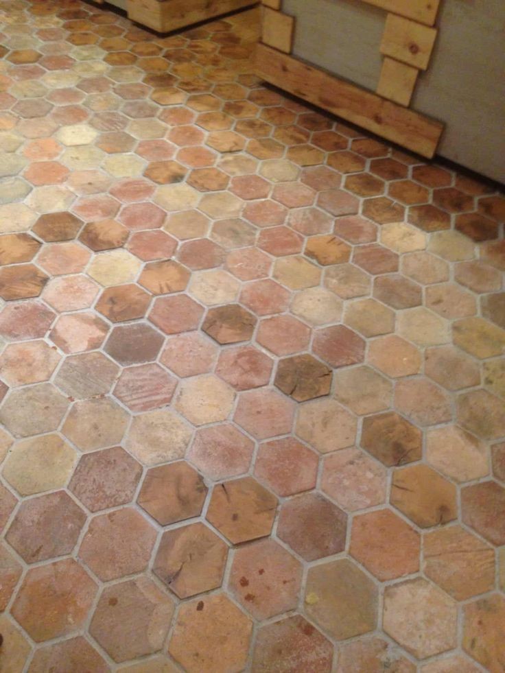 18th Century Floor Tiles - Hexagons 16cm X 16cm-photo-4