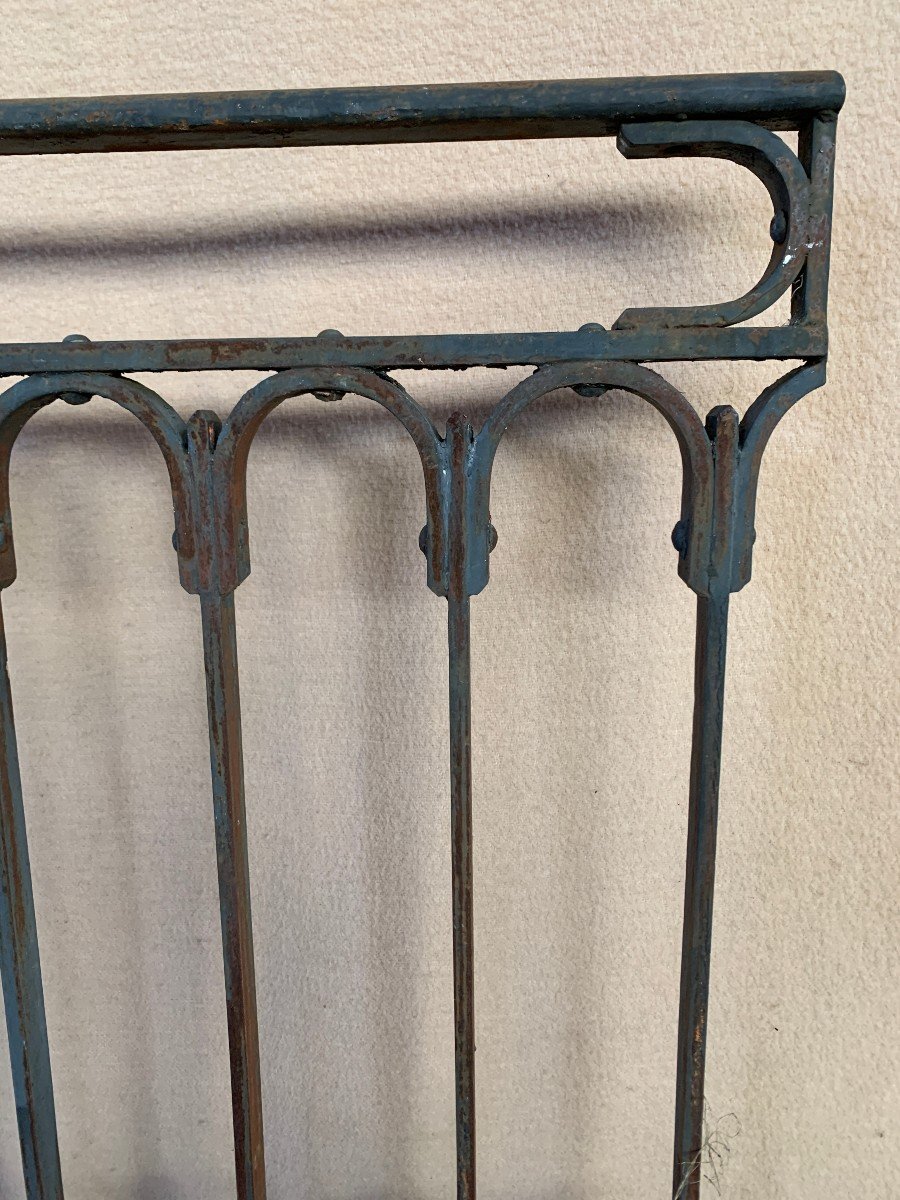 BALUSTRADE, GARDE CORPS, BALCON, TERRASSE - Fer forgé XIX ème siècle -photo-4