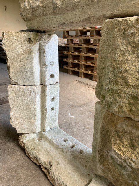 Small Window Frame From The 15th Century - Circa 1420/1480-photo-5