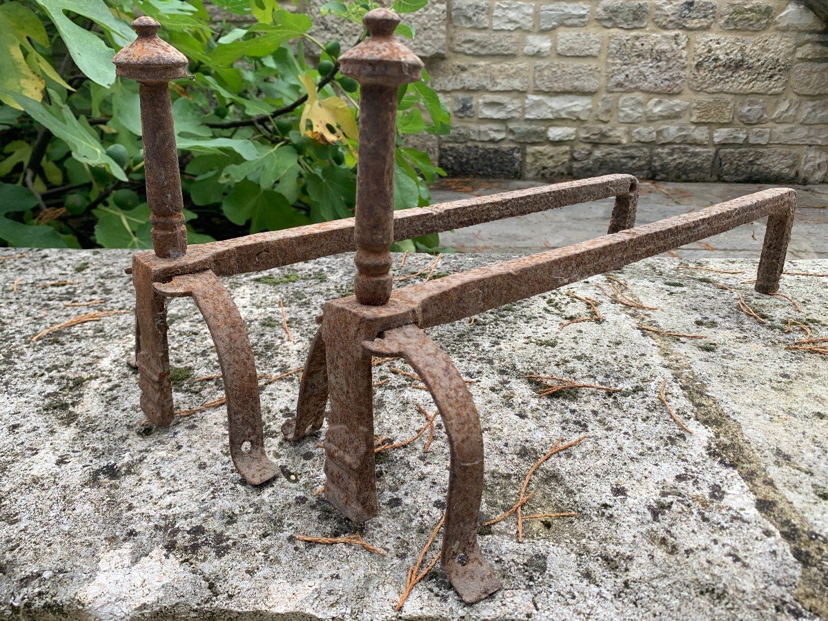 Pair Of 17th Century Andire Fireplaces