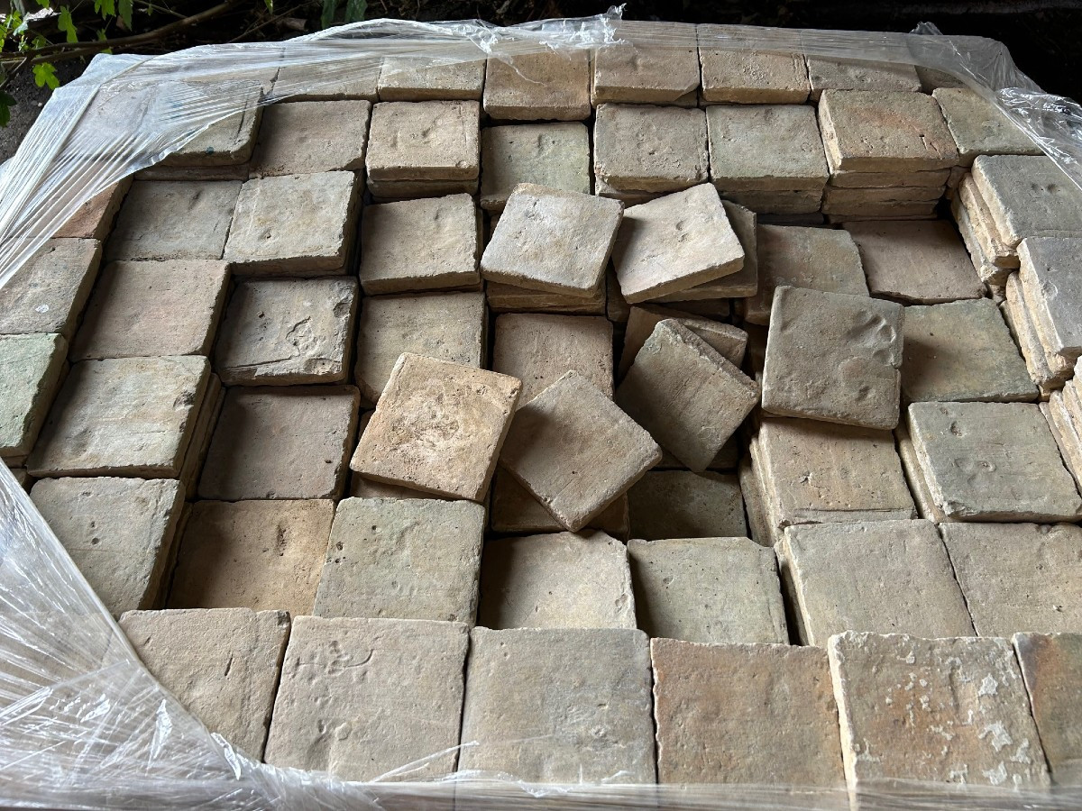 Room Tile Carpet 16th Century - 12 Cm X 12 Cm-photo-2