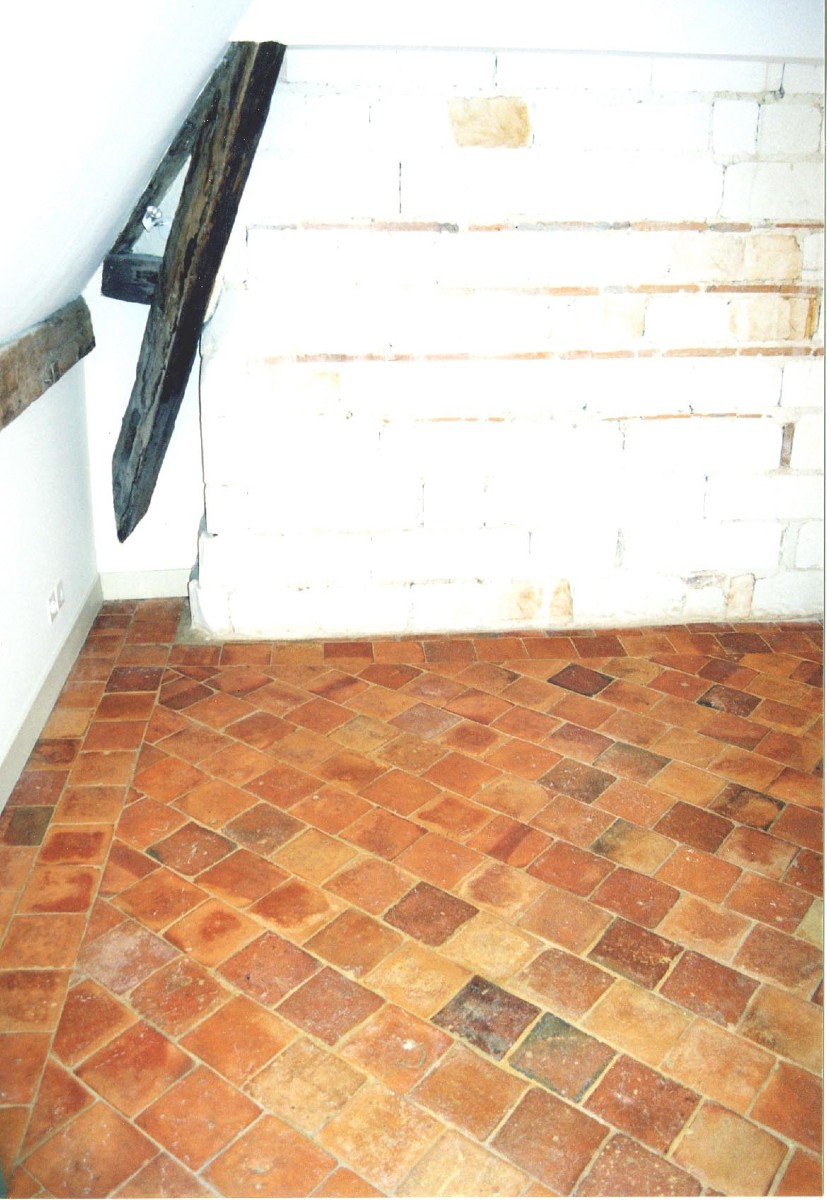 LOT de 60 m2 de TOMETTES CARREES EPOQUE XVII ème siècle-photo-4