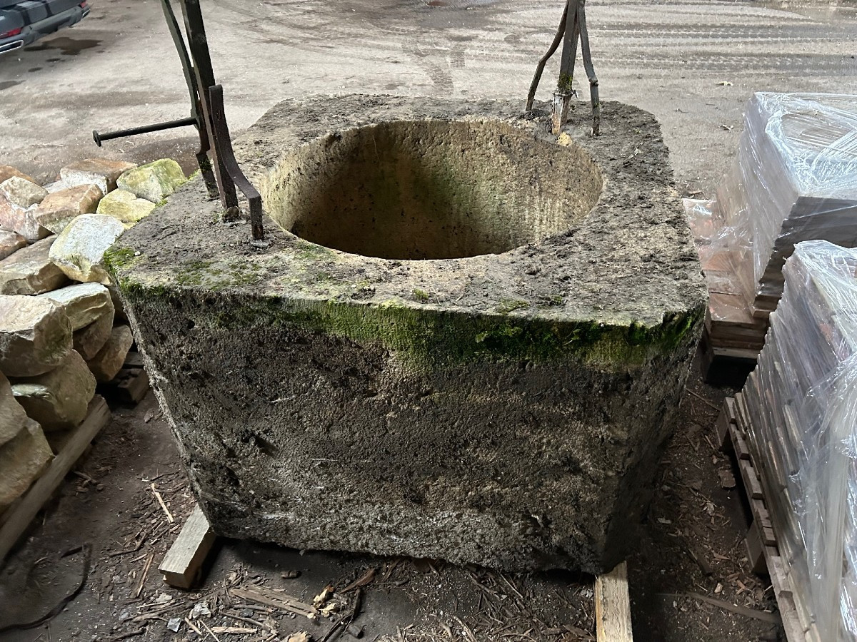 Large Well Curb - Chatillon-sur-seine Region - 17th Century.-photo-4