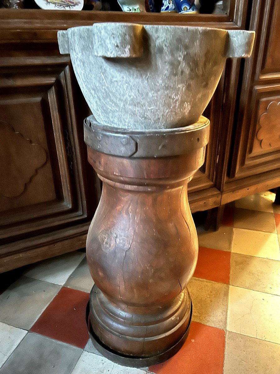 18th-century Apothecary - Rare Pharmacy Mortar-photo-2