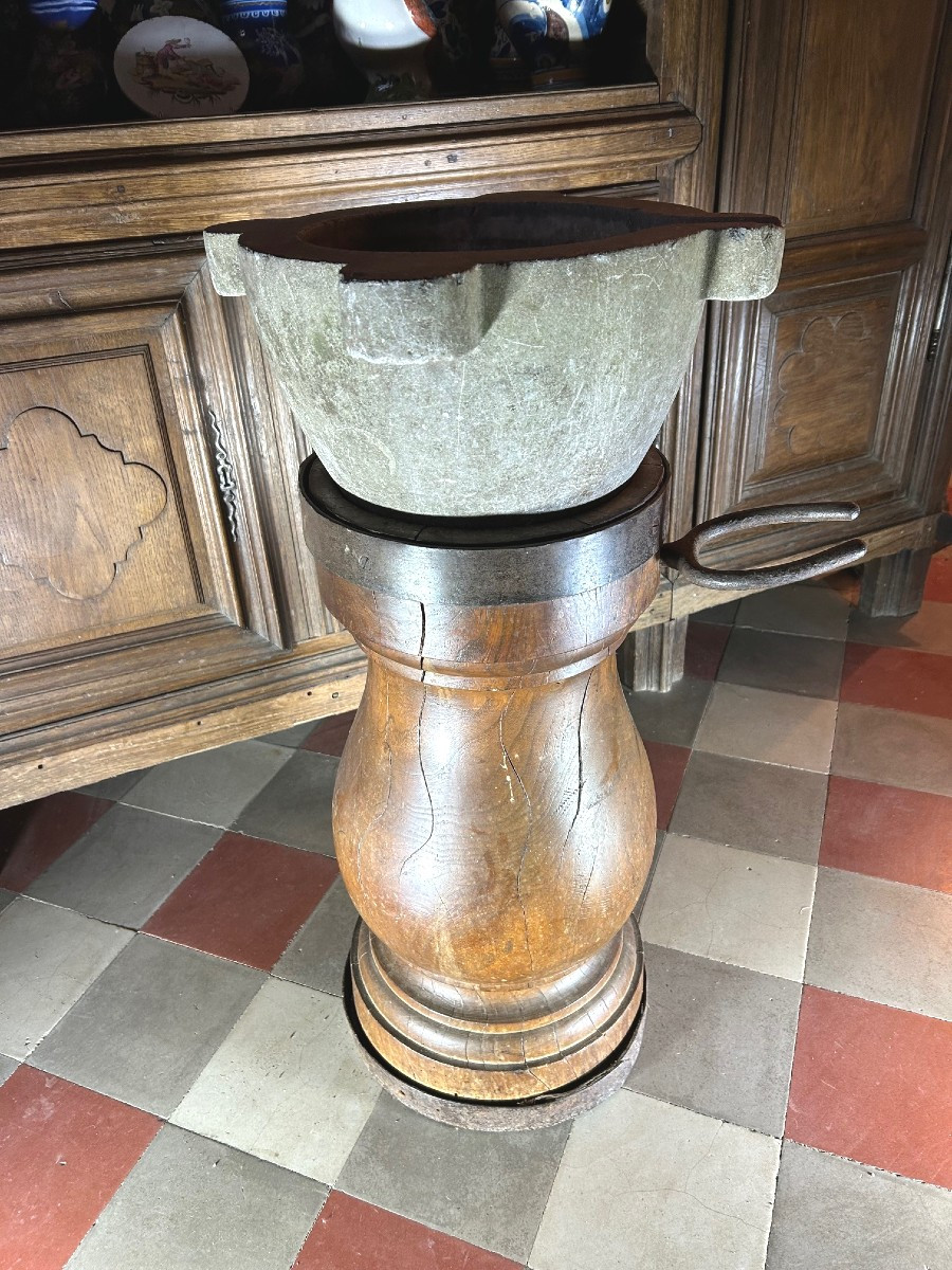 18th-century Apothecary - Rare Pharmacy Mortar-photo-1