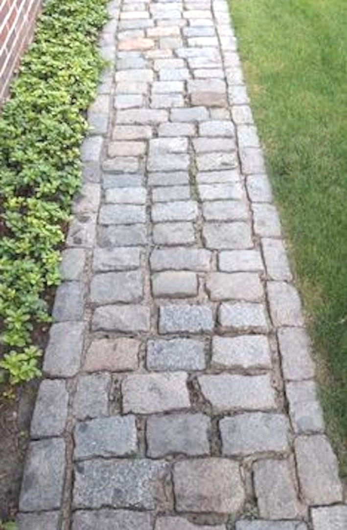 Sandstone Paving Stones, 18th Century - 100 M2 From The Courtyard Of A Burgundian Presbytery-photo-3