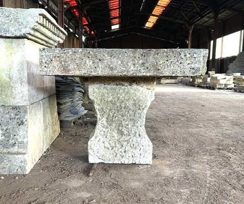 TABLE de JARDIN - XVII ème siècle - Pierre de Langres-photo-3