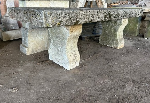 TABLE de JARDIN - XVII ème siècle - Pierre de Langres-photo-4