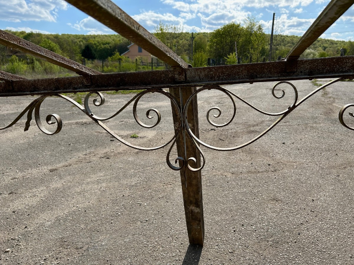 Marquise In Wrought Iron - Circa 1920-photo-3