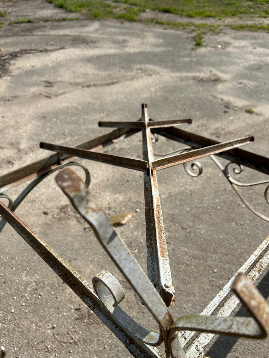 Marquise In Wrought Iron - Circa 1920-photo-4