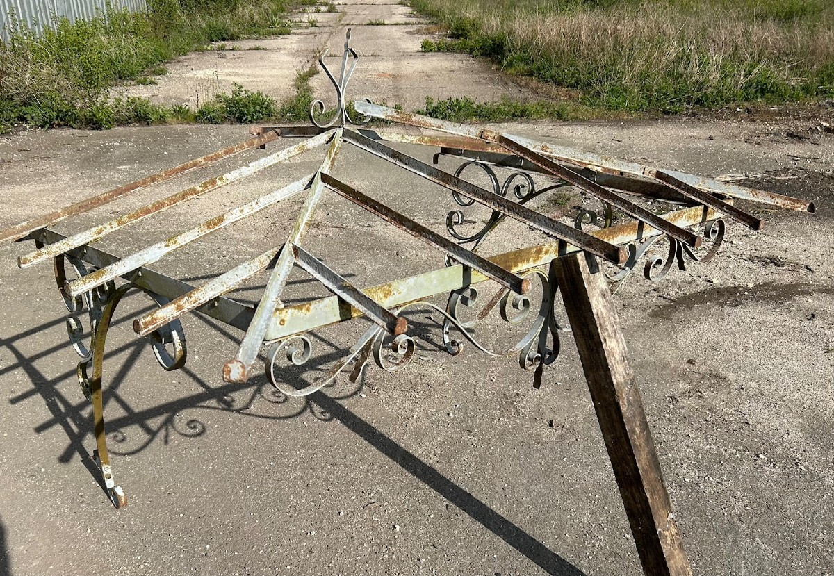 Marquise In Wrought Iron - Circa 1920
