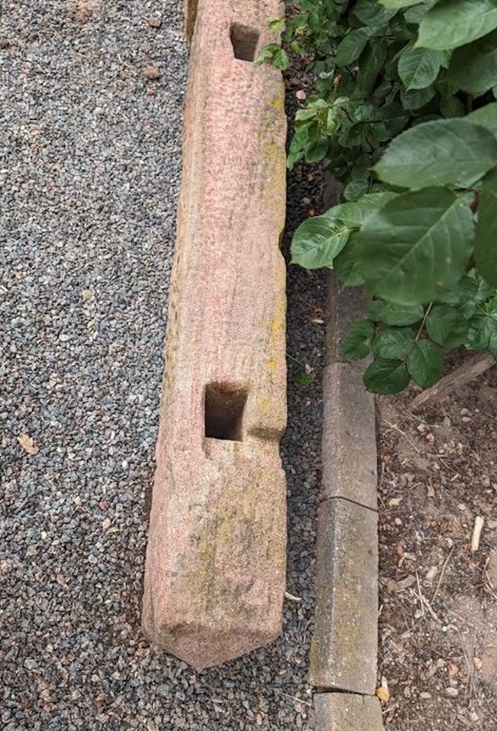 Set Of 10 Park Posts Made Of Vosges Sandstone—16th/17th Century-photo-3