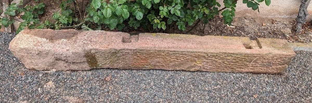 Set Of 10 Park Posts Made Of Vosges Sandstone—16th/17th Century-photo-4