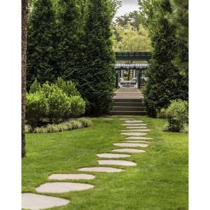 Vegetable Paths With Sandstone Slabs