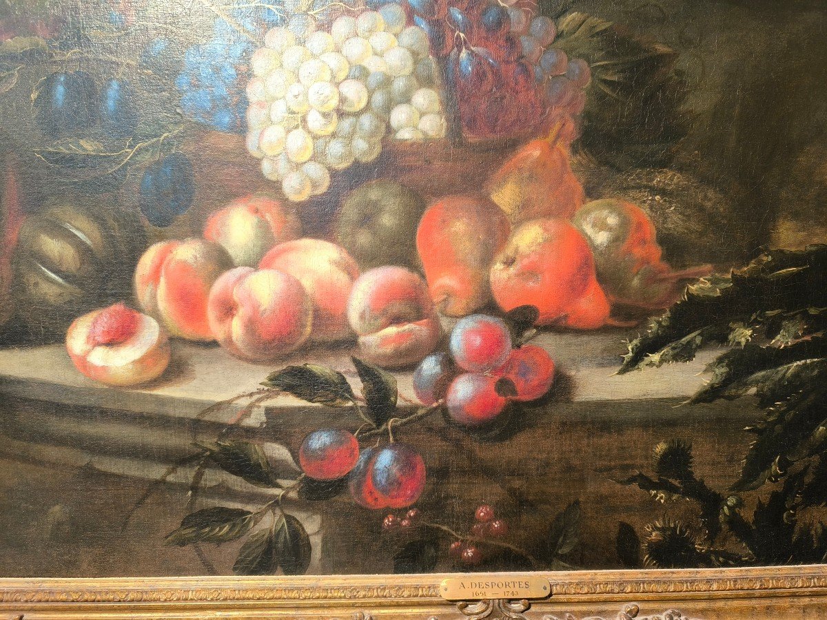 Still Life With Fruit. Late XVII Th, Beginning XVIII Th Century-photo-2