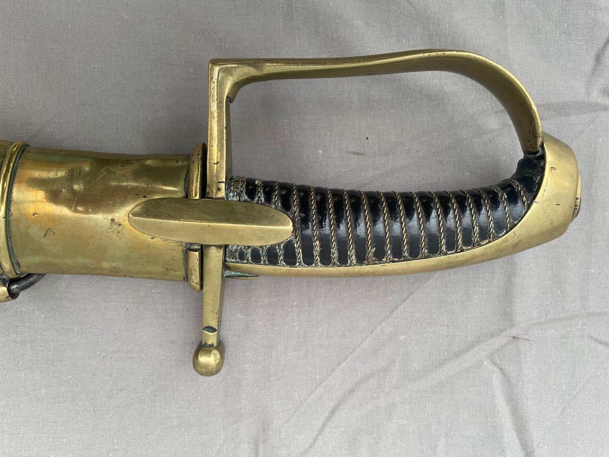 Sabre de Chasseur &agrave; Cheval de La Garde Imp&eacute;riale des chasseurs &eacute;poque Napol&eacute;on 1er Empire D&eacute;but XIX&egrave;me France 19&egrave;me -photo-3