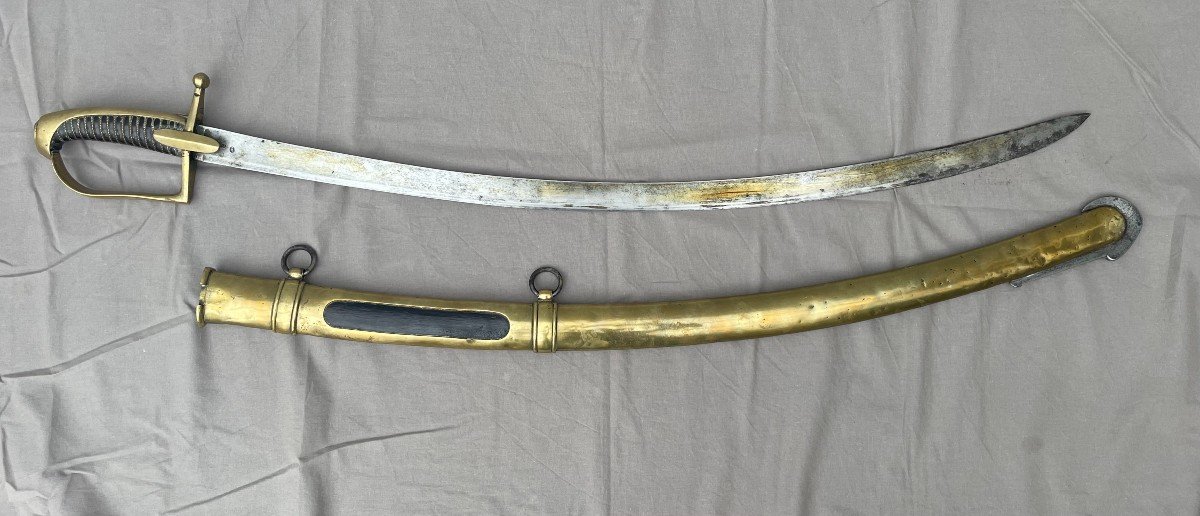 Sabre de Chasseur &agrave; Cheval de La Garde Imp&eacute;riale des chasseurs &eacute;poque Napol&eacute;on 1er Empire D&eacute;but XIX&egrave;me France 19&egrave;me 
