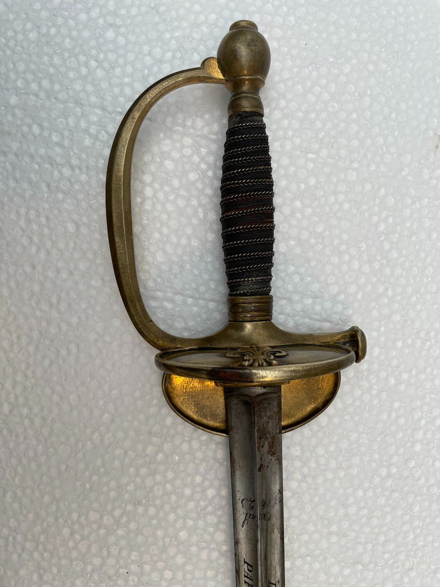 Reward Sword Officer Model 1816, By Manceaux In Paris, Louis XVIII Restoration 1823-photo-3