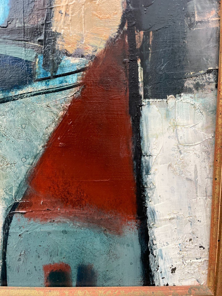 Serge Shart 1927-2011 Marine Oil Brittany "low Tide" October 1973 Signed 40f 81 X100cm Hst-photo-2