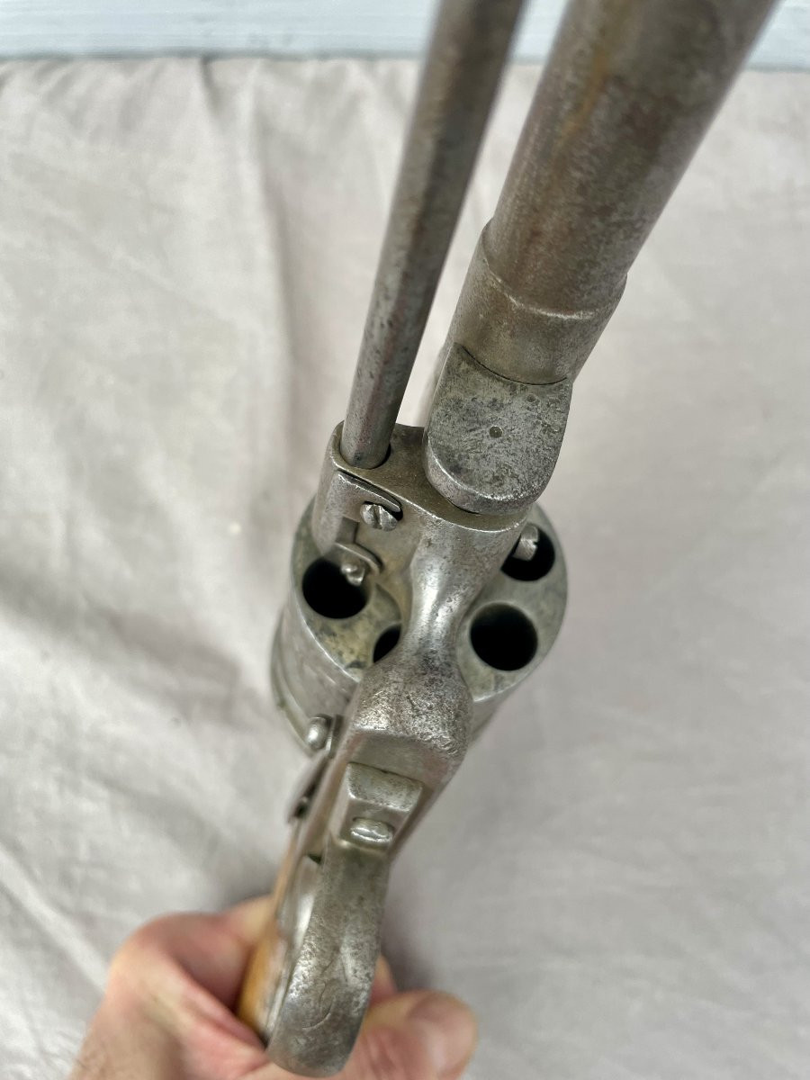 Gasser Montenegrin 6 Shots Revolver Mod 1870 Cal 11.3mm Category 19th Century Horn Stock -photo-6