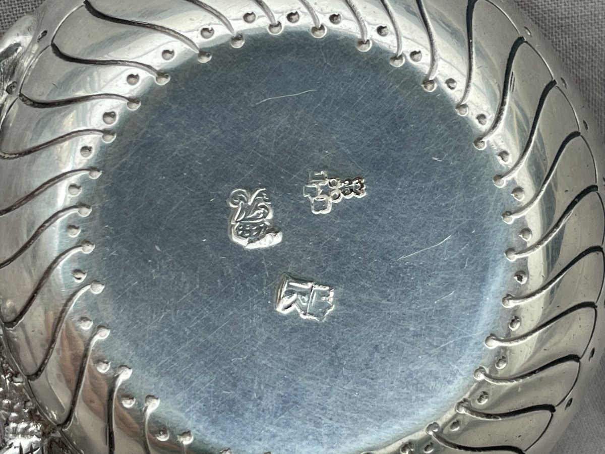 Julien Boulogne Petit Mo Received In Paris In 1765 Taste Vin Cup Tastevin Silver Louis XV 1773 -photo-3