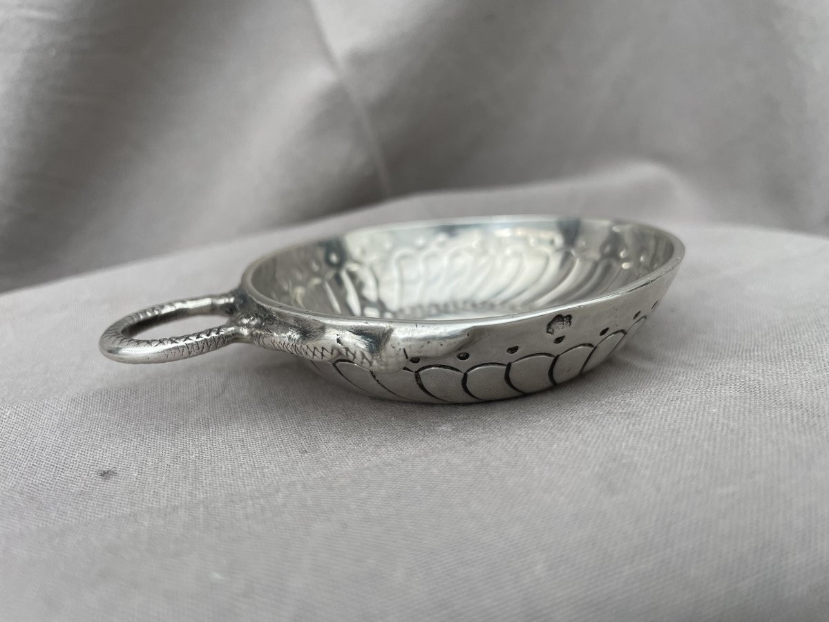 Julien Boulogne Petit Mo Received In Paris In 1765 Taste Vin Cup Tastevin Silver Louis XV 1773 -photo-5