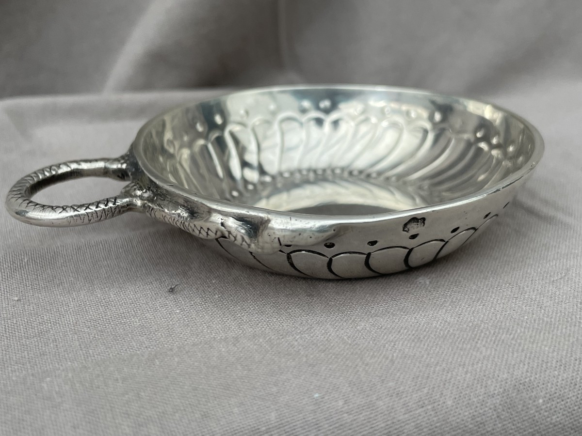 Julien Boulogne Petit Mo Received In Paris In 1765 Taste Vin Cup Tastevin Silver Louis XV 1773 