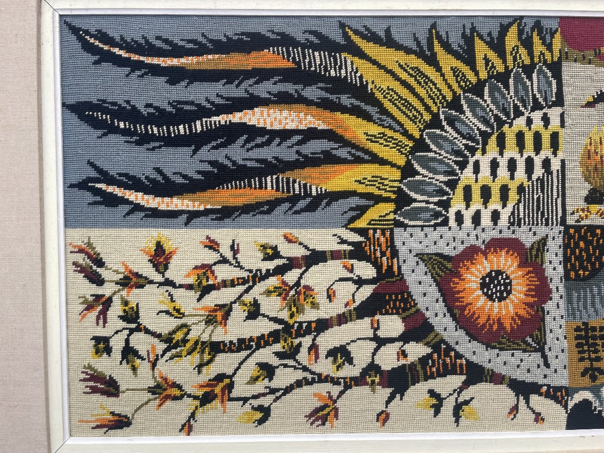 Jean PICART LE DOUX (1902-1982) attribué à d’après un carton Tapisserie Les 4 quatre saisons -photo-2