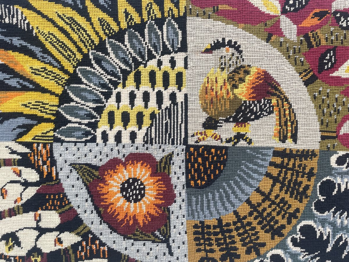 Jean PICART LE DOUX (1902-1982) attribué à d’après un carton Tapisserie Les 4 quatre saisons -photo-4