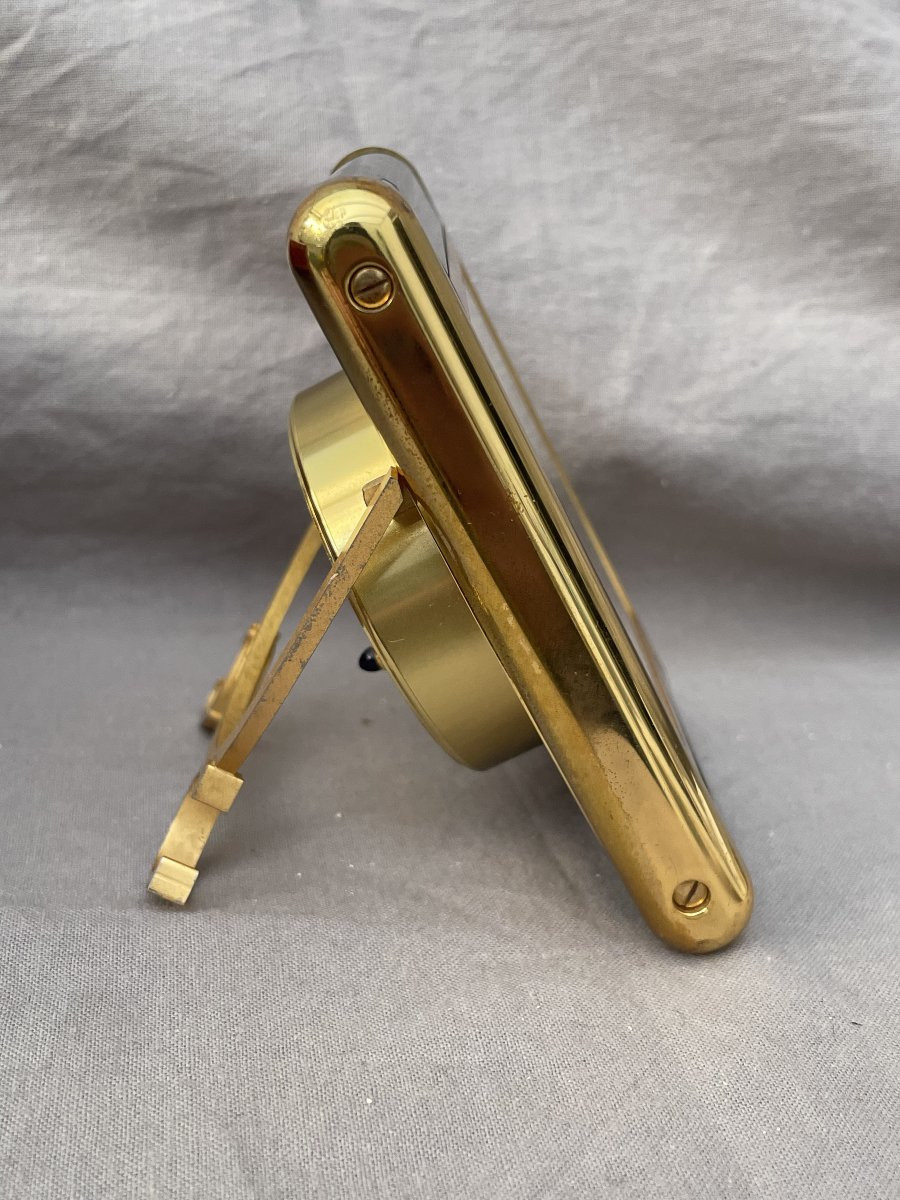 CARTIER. Pendulette Tank de voyage bureau 1983 écrin boîte papiers société suisse 1857-1982-photo-4