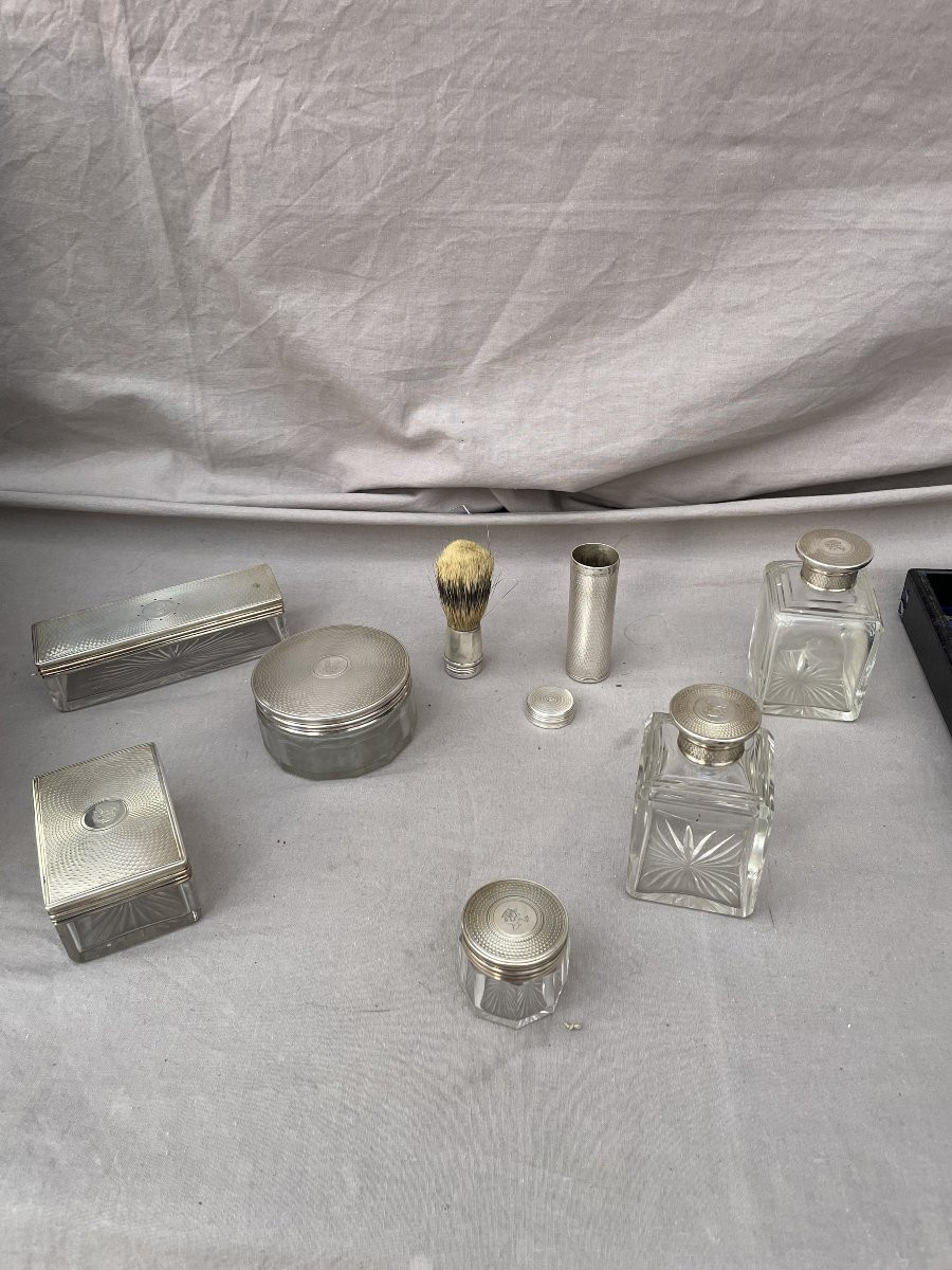 Halstaff & Hannaford London Vanity Case Men's Toilet Box Victorian Period 19th Century-photo-6