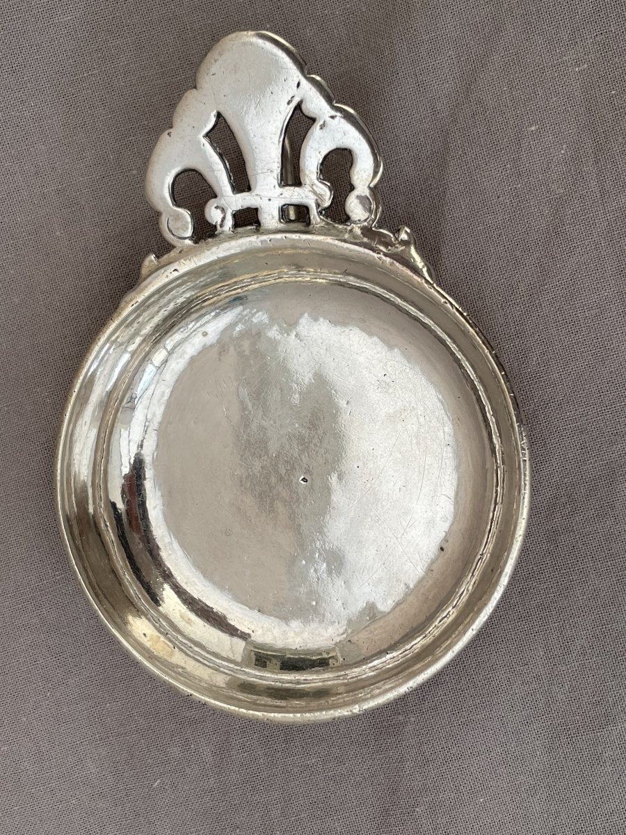 Pierre Violleau, Master Silversmith In Saintes, Silver Wine Taster, 18th Century, Circa 1760, Louis XV Style-photo-2