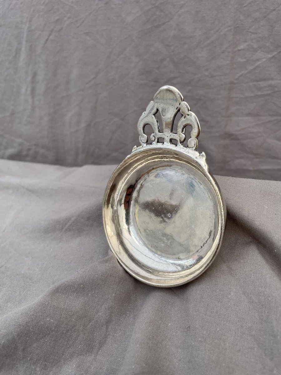 Pierre Violleau, Master Silversmith In Saintes, Silver Wine Taster, 18th Century, Circa 1760, Louis XV Style
