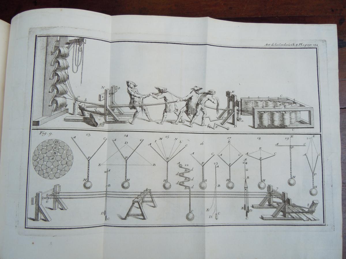 Traité Ou l'Art De La Corderie Par Duhamel Du Monceau 1ère édition 1747-photo-4