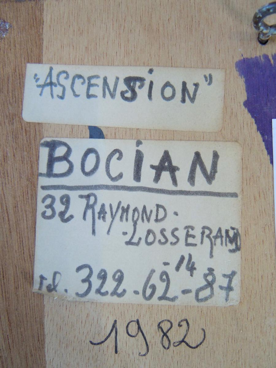 Strohalm Bohumir Dit Bocian 1912-2002 Abstrait-lyrique école Tchèque -photo-3