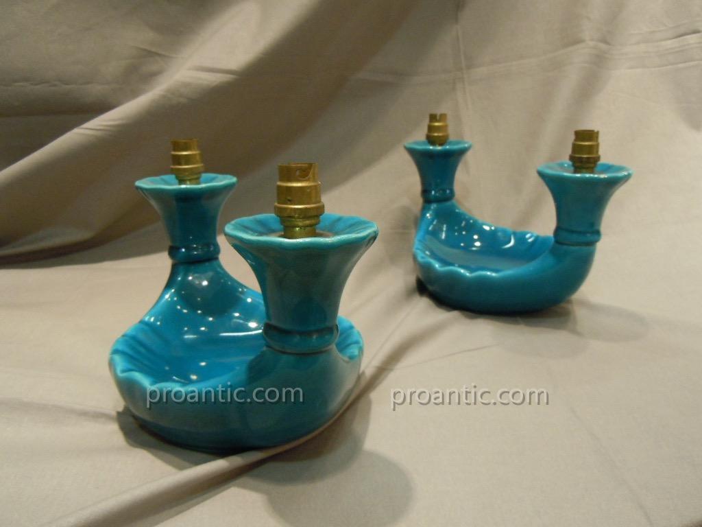 Pair Of Table Tips Sèvres Art Deco Signed Paul Milet 1925-photo-2