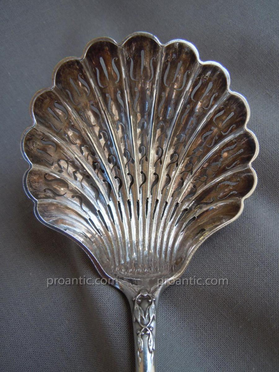 Spoon Sugar Shaker Sterling Silver Minerve Napoleon III 19th 19th