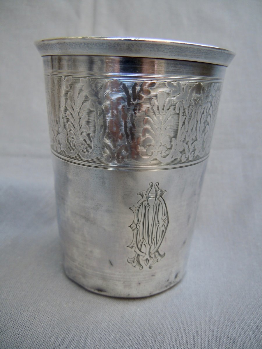 Timbale Of Birth Or Baptism Sterling Silver Minerve Nineteenth-photo-3