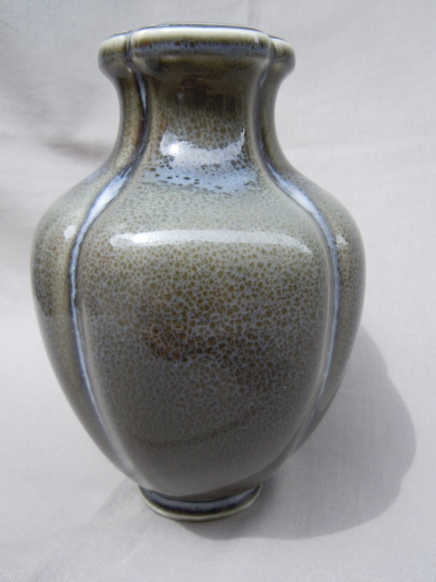 Émile Decœur (1876-1953) & Manufacture Nationale De Sèvres Sinisant Quadrilobé Vase Form D76-photo-3
