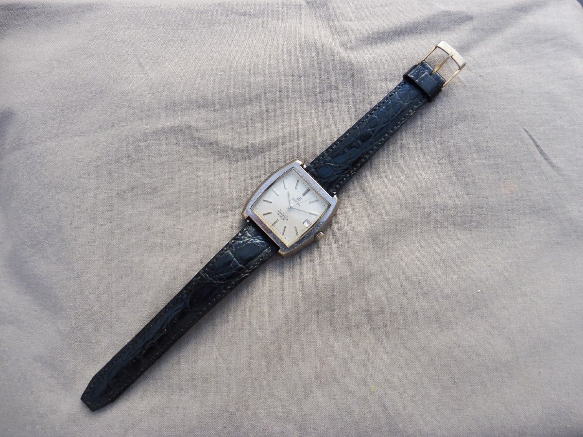 Airin / Airain Montre Bracelet De Ville Homme Automatique Date Made In France Circa 1970 automatic 25 rubis incabloc -photo-2