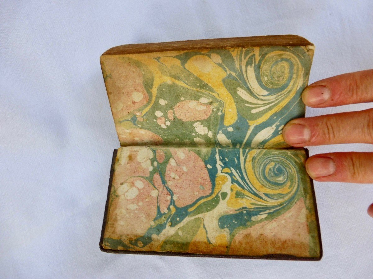 Almanach Royalde Versailles Aux Armes De Louis XVI Year 1789 Blaizot In-12 Maroquin Bordeaux XVIIIème -photo-5