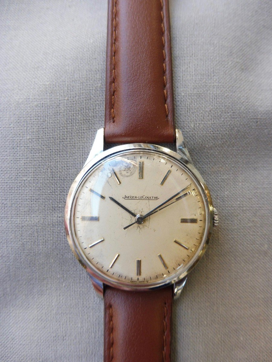 Jaeger Lecoultre Le Coultre Mechanical Men's City Watch Circa 1950/60 Complete Revision-photo-4