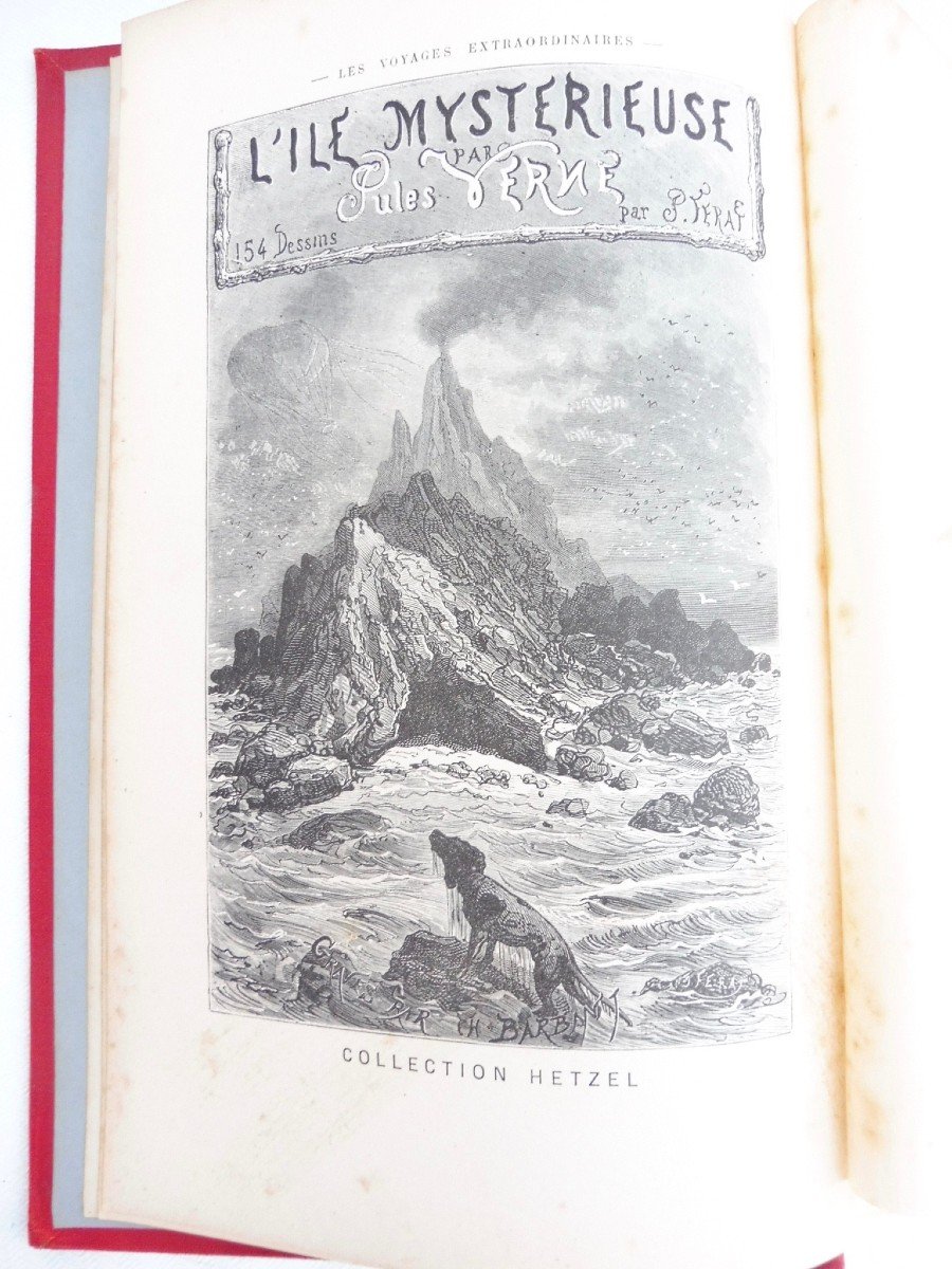 Jules Verne Hetzel The Mysterious Island. [vs. 1903-1914]. Cardboard-photo-4