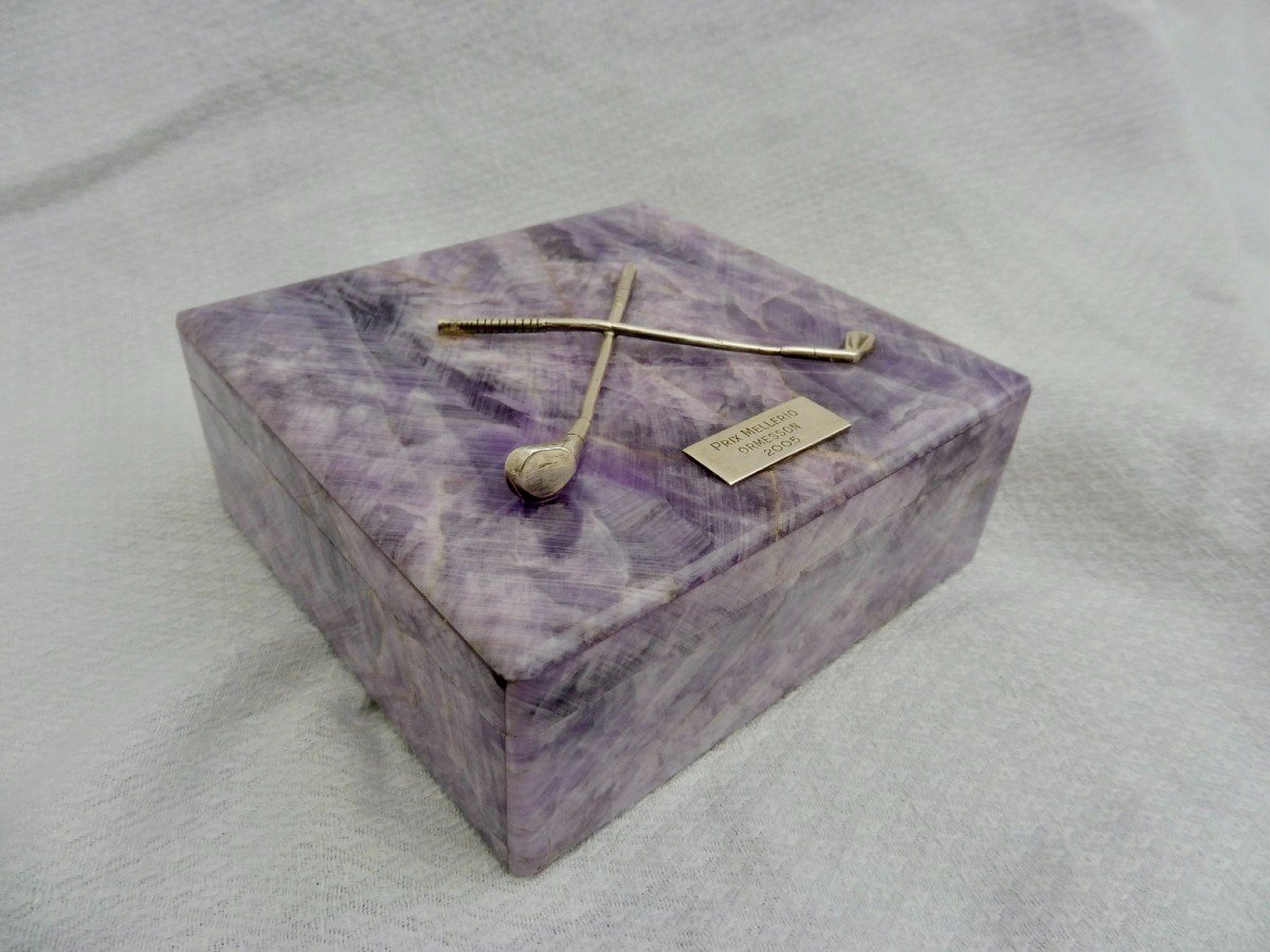 Maison Mellerio Dits Meller Box  Amethyst Quartz Price Mellerio Ormesson Golf 2005-photo-2