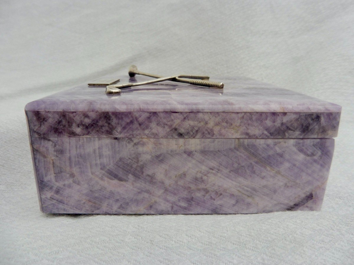 Maison Mellerio Dits Meller Box  Amethyst Quartz Price Mellerio Ormesson Golf 2005-photo-1
