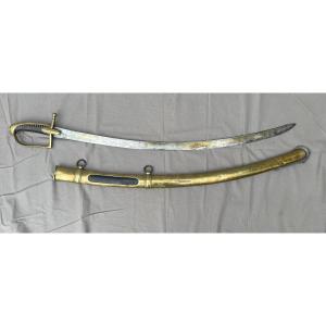 Sabre de Chasseur &agrave; Cheval de La Garde Imp&eacute;riale des chasseurs &eacute;poque Napol&eacute;on 1er Empire D&eacute;but XIX&egrave;me France 19&egrave;me 