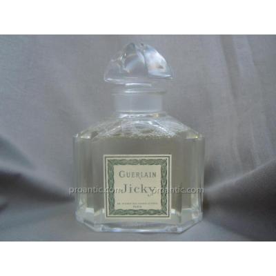 Jicky 1889 Guerlain Quadrilobé Crystal Baccarat Bottle 11.3cm