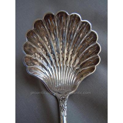 Spoon Sugar Shaker Sterling Silver Minerve Napoleon III 19th 19th