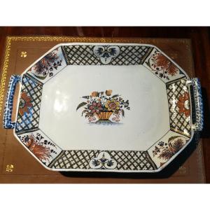 Bannette In Earthenware From Rouen, 18th Century